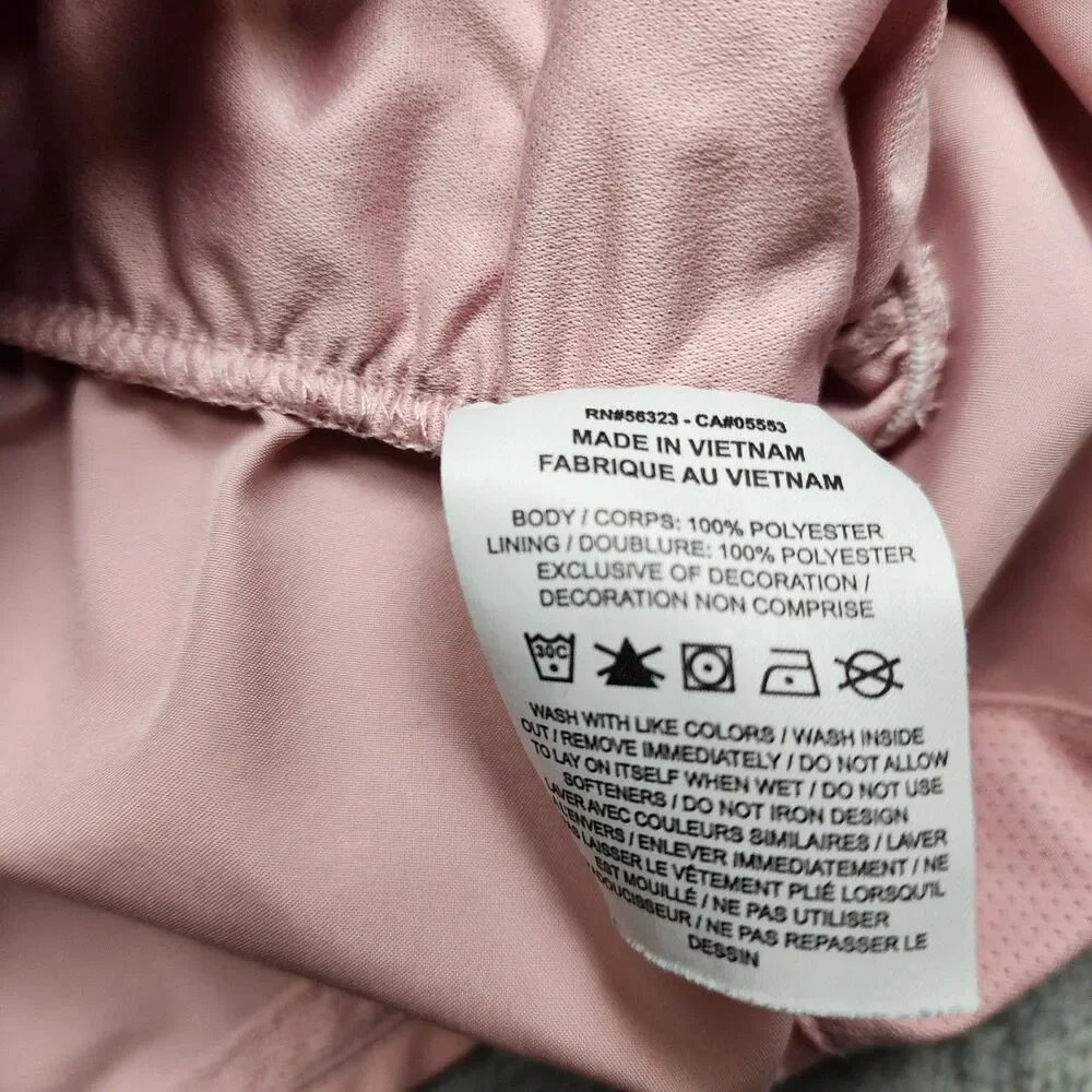 Nike Womens XXL Running Shorts Pink Lined 3 Inseam 100% Polyester Flaw Spot